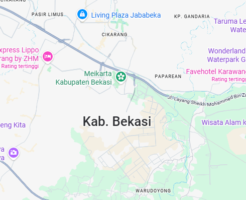 Peta Bekasi & Cikarang